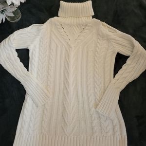 Soft Cable Knit Peekaboo Shoulders